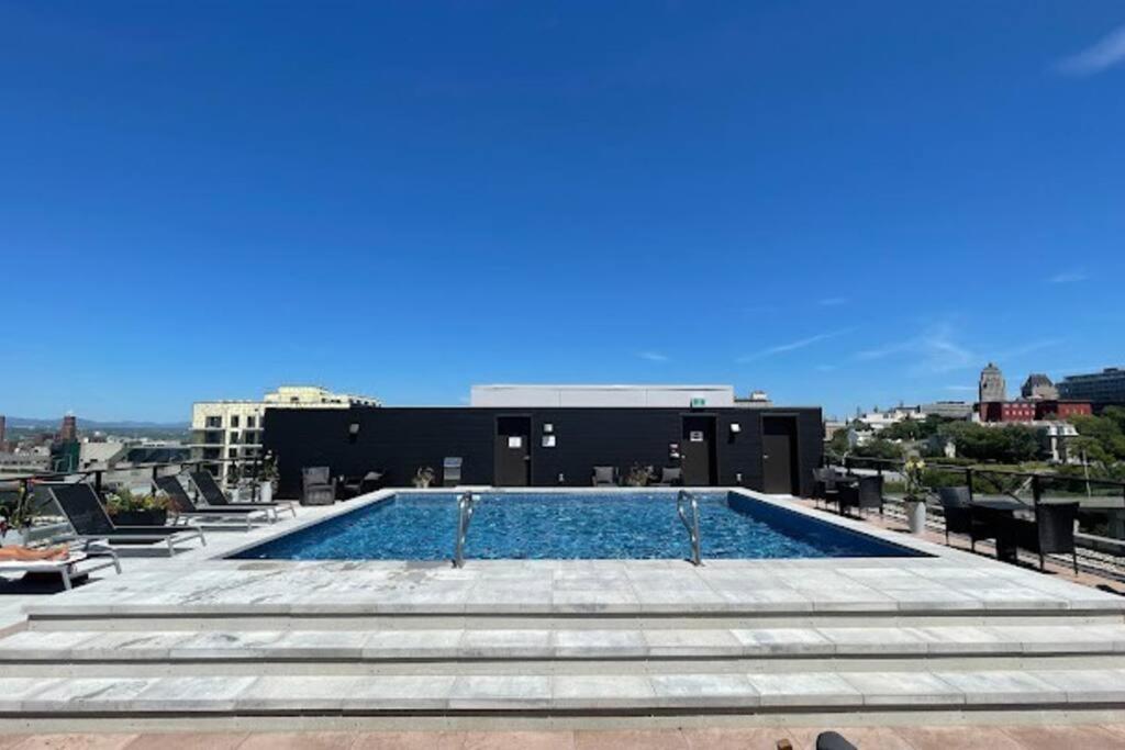 Condo Chic, Centre-Ville Piscine, Terrasse, Gym Ciudad de Quebec Exterior foto